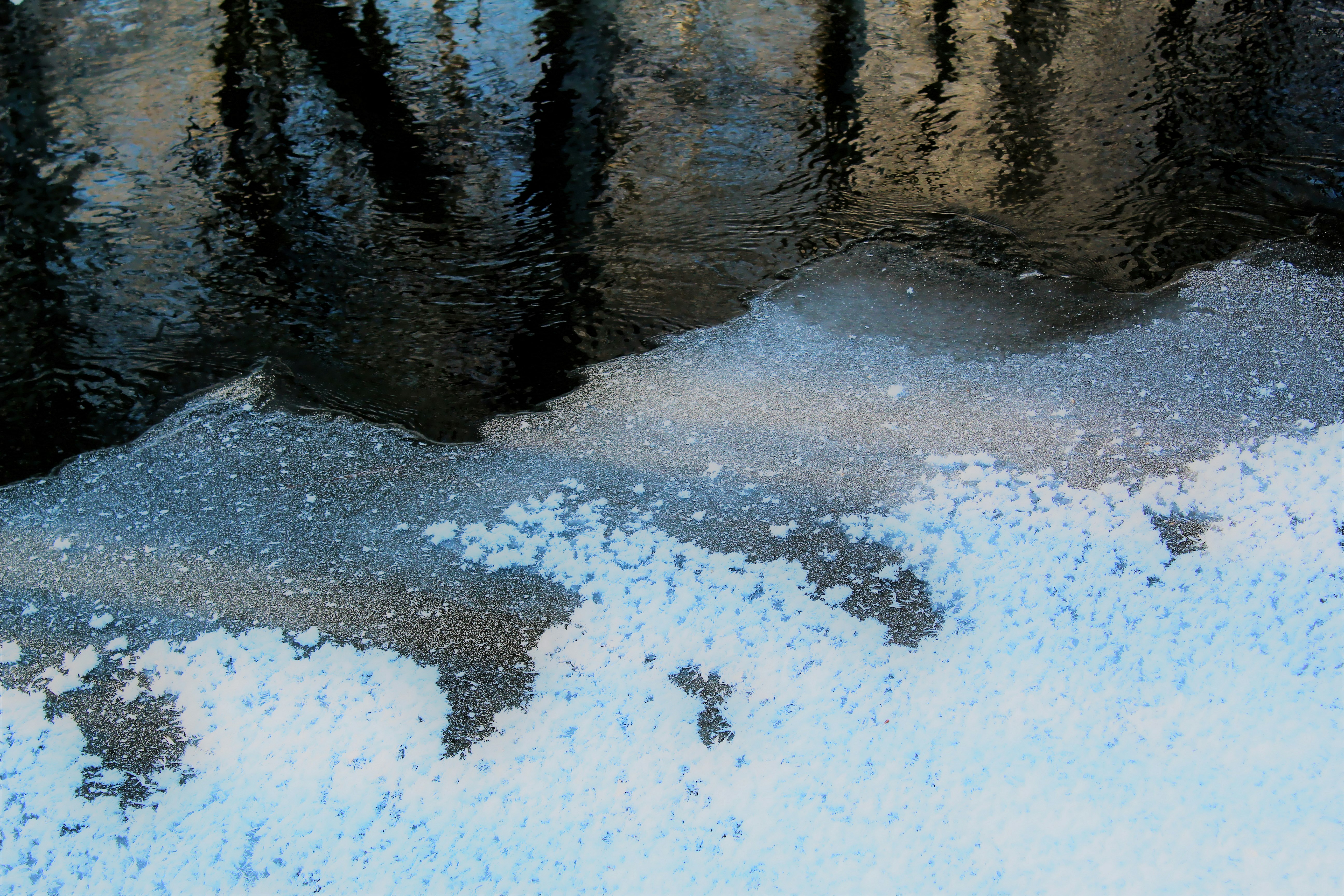 snow covered ground during daytime